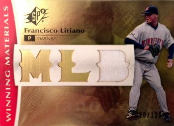 2008 SPx - Winning Materials MLB 125 #WM-FL Francisco Liriano Front