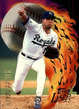 1996 Topps Laser #114 Kevin Appier Front