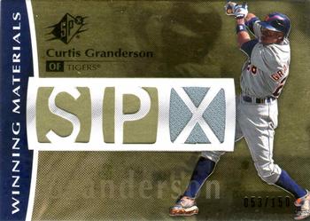 2008 SPx - Winning Materials SPx - 150 #WM-GR Curtis Granderson Front