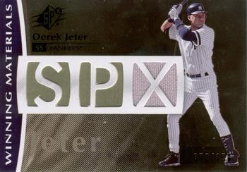 2008 SPx - Winning Materials SPx - Die Cut 150 #WM-DJ Derek Jeter Front
