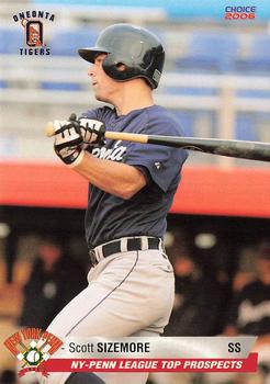 2006 Choice New York-Penn League Top Prospects #26 Scott Sizemore Front