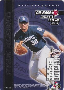 2000 MLB Showdown Pennant Run 1st Edition - Unlimited #115 Ryan Klesko Front