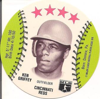 1976 Isaly's/Sweet William Discs #NNO Ken Griffey Front