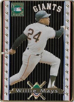 1993 Metallic Impressions Cooperstown Collection #P1 Willie Mays Front