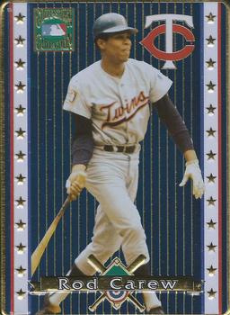 1993 Metallic Impressions Cooperstown Collection #7 Rod Carew Front