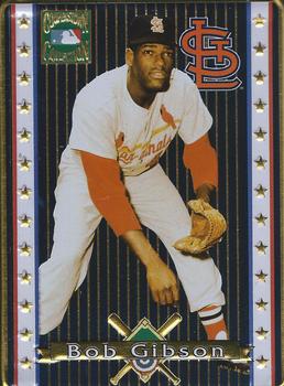 1993 Metallic Impressions Cooperstown Collection #10 Bob Gibson Front