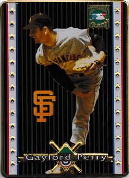 1993 Metallic Impressions Cooperstown Collection #15 Gaylord Perry Front