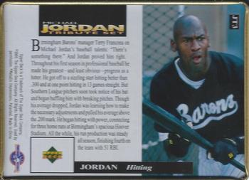1995 Upper Deck Michael Jordan Tribute #JT3 Michael Jordan Back