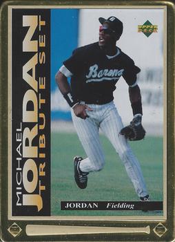 1995 Upper Deck Michael Jordan Tribute #JT5 Michael Jordan Front