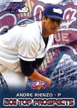 2011 Choice Carolina League Top Prospect 30 #17 Andre Rienzo Front