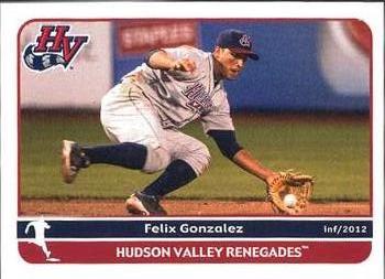 2012 Grandstand Hudson Valley Renegades #NNO Felix Gonzalez Front
