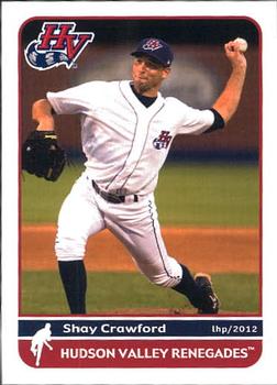 2012 Grandstand Hudson Valley Renegades #NNO Shay Crawford Front