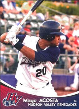 2009 Grandstand Hudson Valley Renegades #1 Mayo Acosta Front
