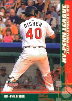2008 Choice New York-Penn League Top Prospects #13 Phil Disher Front