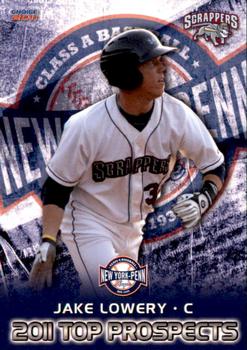 2011 Choice New York-Penn League Top Prospects #10 Jake Lowery Front