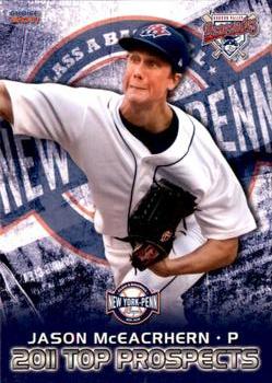 2011 Choice New York-Penn League Top Prospects #21 Jason McEachern Front
