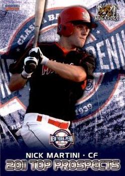 2011 Choice New York-Penn League Top Prospects #23 Nick Martini Front
