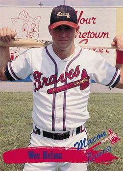 1995 Multi-Ad Macon Braves #NNO Wes Helms Front