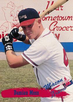 1995 Multi-Ad Macon Braves #NNO Damian Moss Front