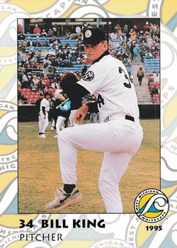 1995 West Michigan Whitecaps #NNO Bill King Front