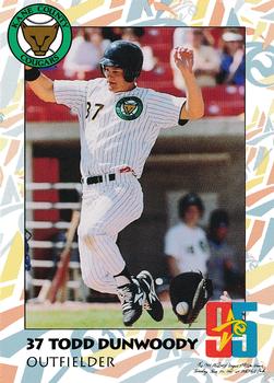 1995 Midwest League All-Stars #NNO Todd Dunwoody Front