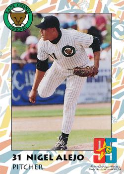 1995 Midwest League All-Stars #NNO Nigel Alejo Front