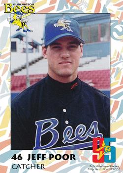 1995 Midwest League All-Stars #NNO Jeff Poor Front