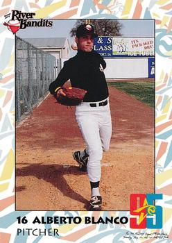 1995 Midwest League All-Stars #NNO Alberto Blanco Front