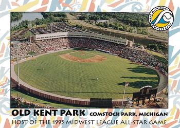 1995 Midwest League All-Stars #NNO Old Kent Park Front