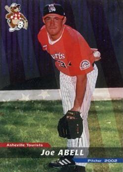 2002 Grandstand Asheville Tourists #NNO Joe Abell Front