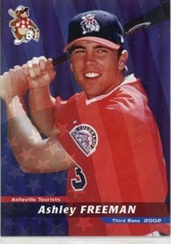 2002 Grandstand Asheville Tourists #NNO Ashley Freeman Front