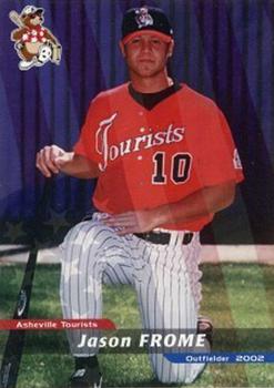 2002 Grandstand Asheville Tourists #NNO Jason Frome Front