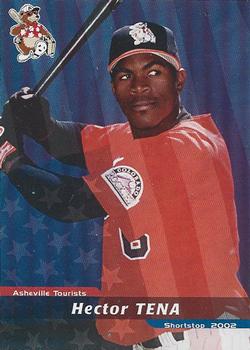 2002 Grandstand Asheville Tourists #NNO Hector Tena Front