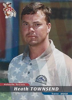 2002 Grandstand Asheville Tourists #NNO Heath Townsend Front