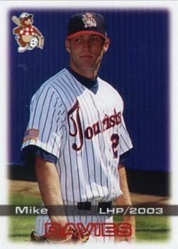2003 Grandstand Asheville Tourists #NNO Mike Davies Front