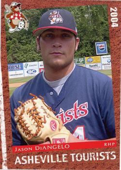 2004 Grandstand Asheville Tourists #NNO Jason DiAngelo Front