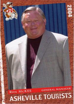 2004 Grandstand Asheville Tourists #NNO Ron McKee Front