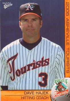 2005 MultiAd Asheville Tourists #30 Dave Hajek Front