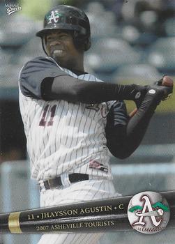 2007 MultiAd Asheville Tourists #1 Jhaysson Agustin Front