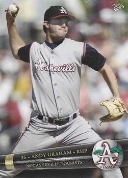 2007 MultiAd Asheville Tourists #10 Andy Graham Front