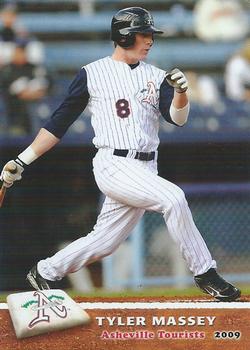 2009 Grandstand Asheville Tourists #NNO Tyler Massey Front