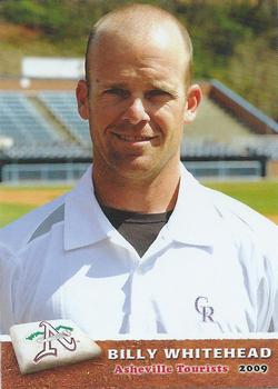 2009 Grandstand Asheville Tourists #NNO Billy Whitehead Front