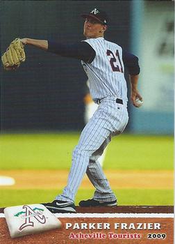 2009 Grandstand Asheville Tourists #NNO Parker Frazier Front