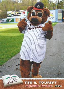 2009 Grandstand Asheville Tourists #NNO Ted E. Tourist Front