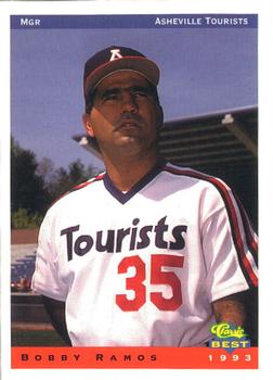1993 Classic Best Asheville Tourists #25 Bobby Ramos Front