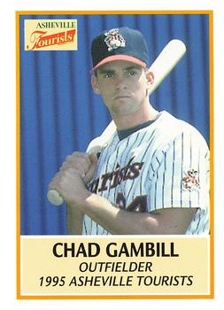 1995 Asheville Tourists #NNO Chad Gambill Front