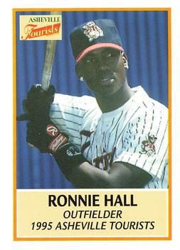 1995 Asheville Tourists #NNO Ronnie Hall Front