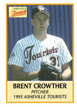 1995 Asheville Tourists #NNO Brent Crowther Front