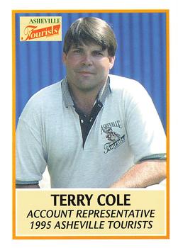 1995 Asheville Tourists #NNO Terry Cole Front
