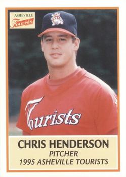1995 Asheville Tourists Update #NNO Chris Henderson Front